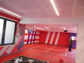 Vista interna della sala durante intervento acustico multilivello<br /><br />