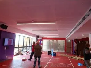 Interno della palestra con trattamento completo su ogni superficie<br /><br />