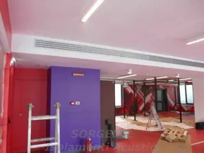 Isolamento professionale dei condotti dell’aria condizionata in ambiente sportivo