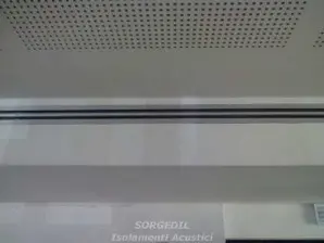 Dettaglio rifinitura per isolamento di zona impianti<br /><br />