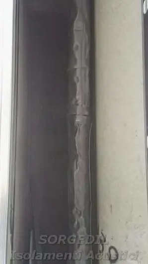 Dettaglio dei materiali utilizzati per abbattere rumori e vibrazioni<br /><br />